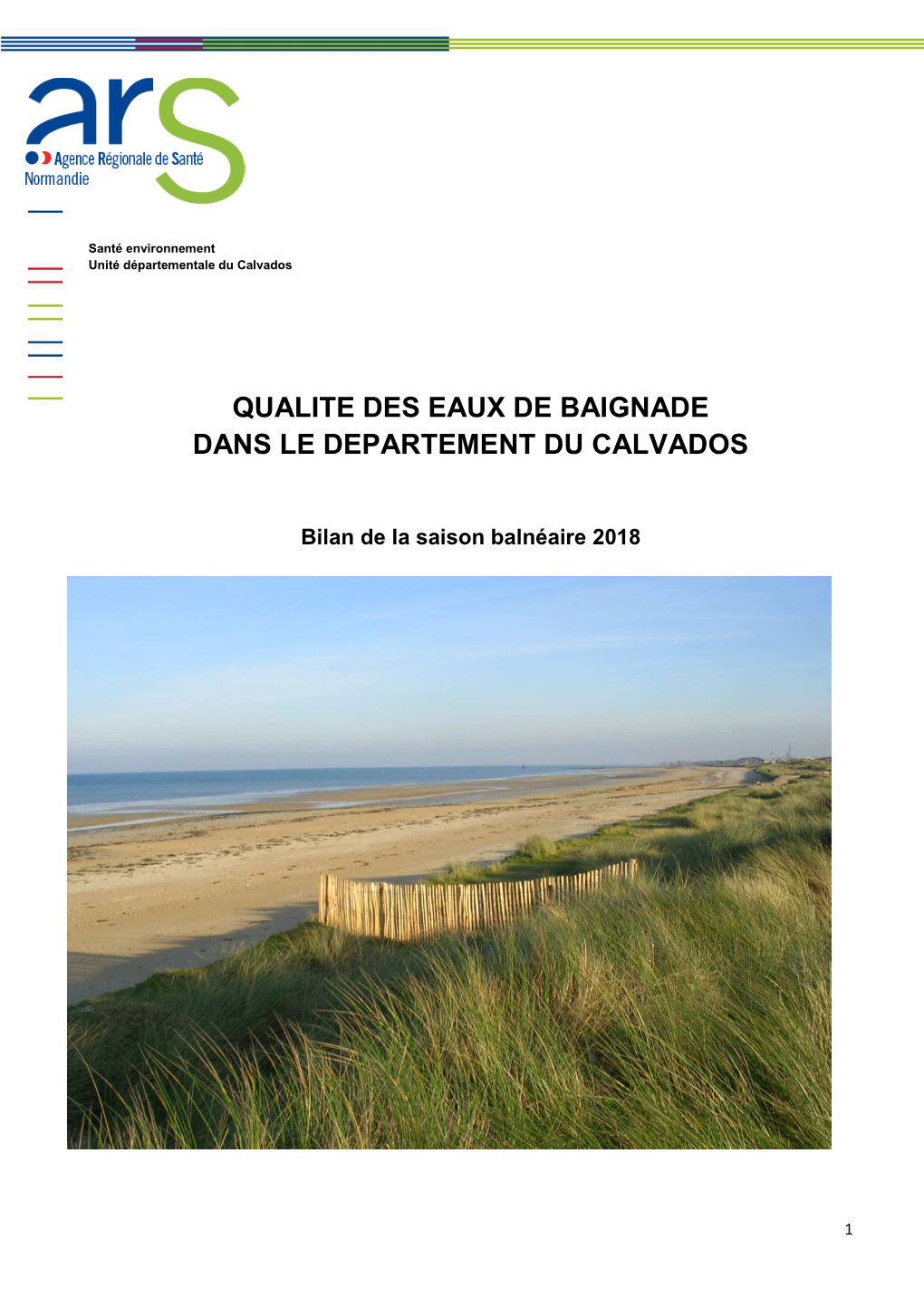 Qualite Des Eaux De Baignade Dans Le Departement Du Calvados