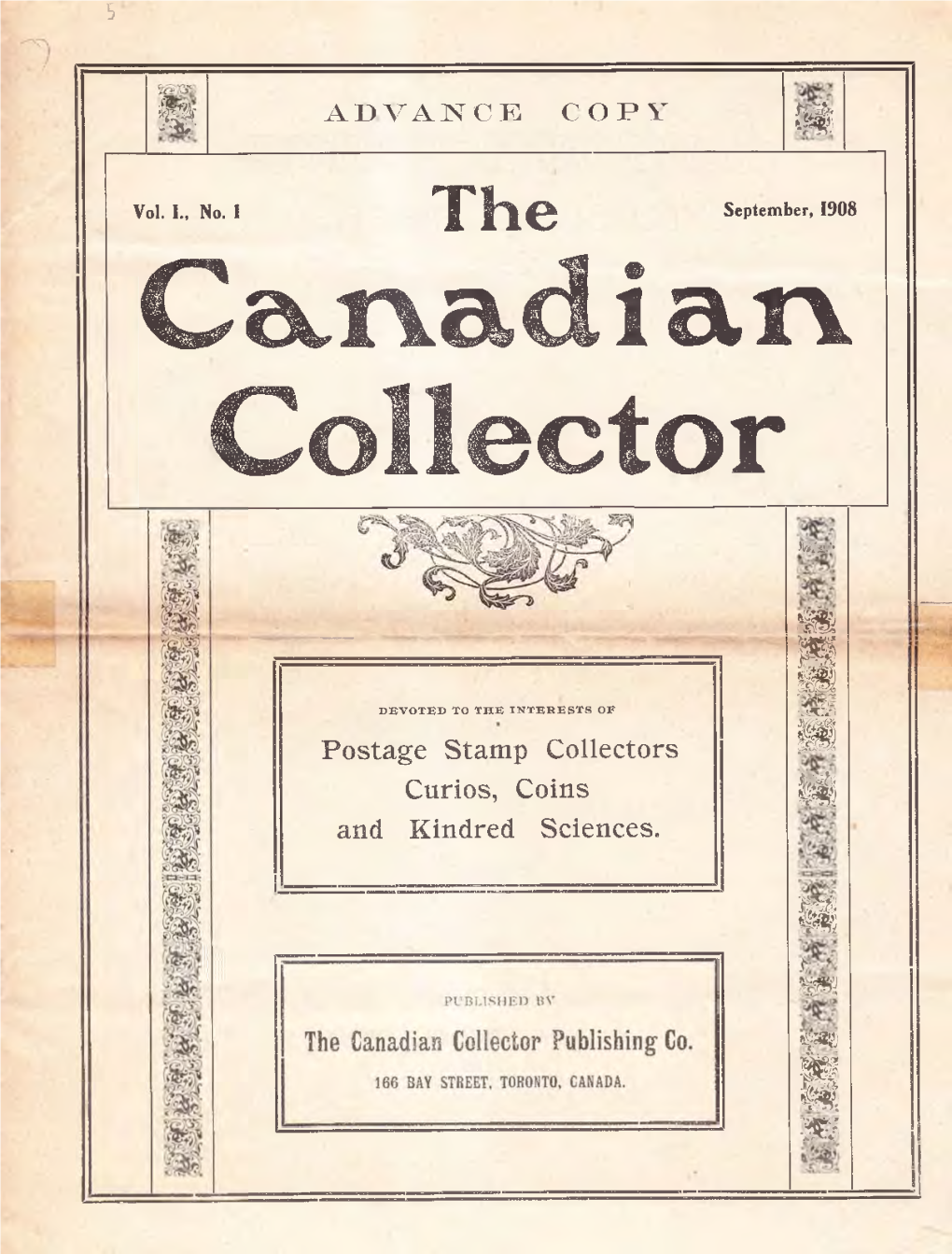 Postage Stamp Collectors Curios, Coins and Kindred Sciences