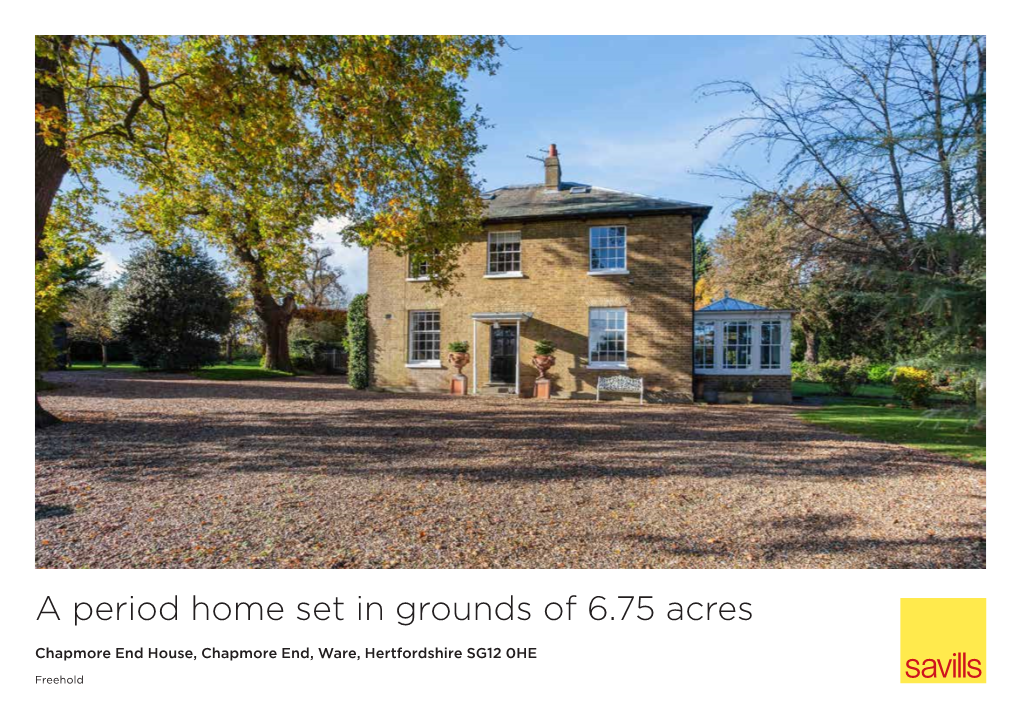 A Period Home Set in Grounds of 6.75 Acres