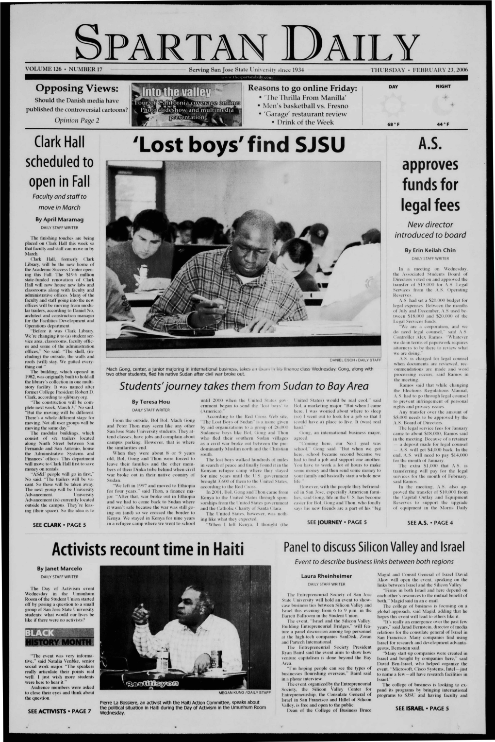 'Lost Boys' Find SJSU A.S