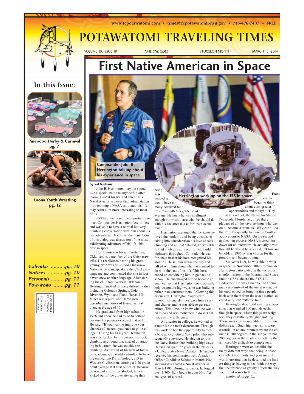 First Native American in Space