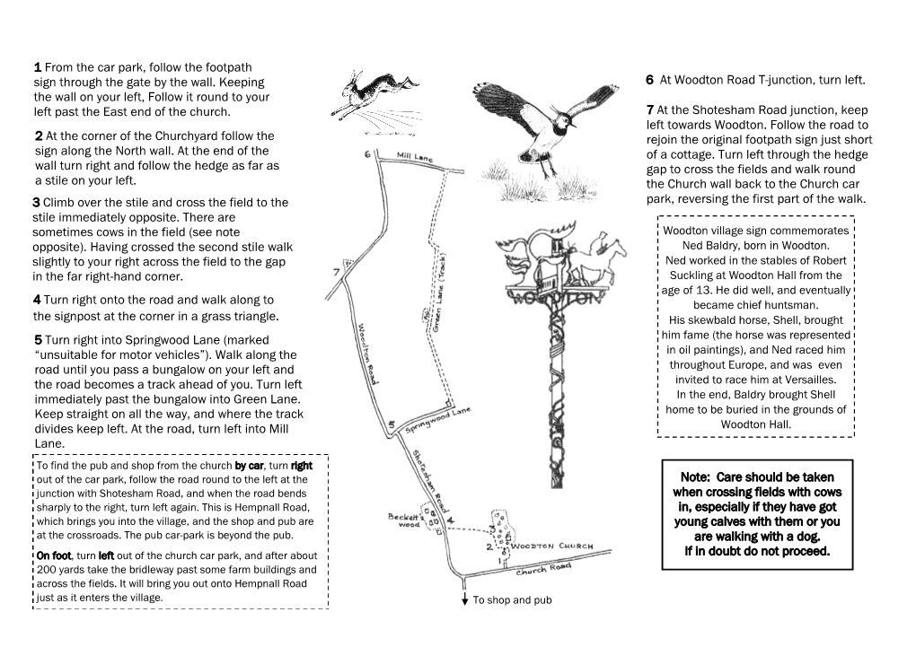 Woodton Walk Leaflet