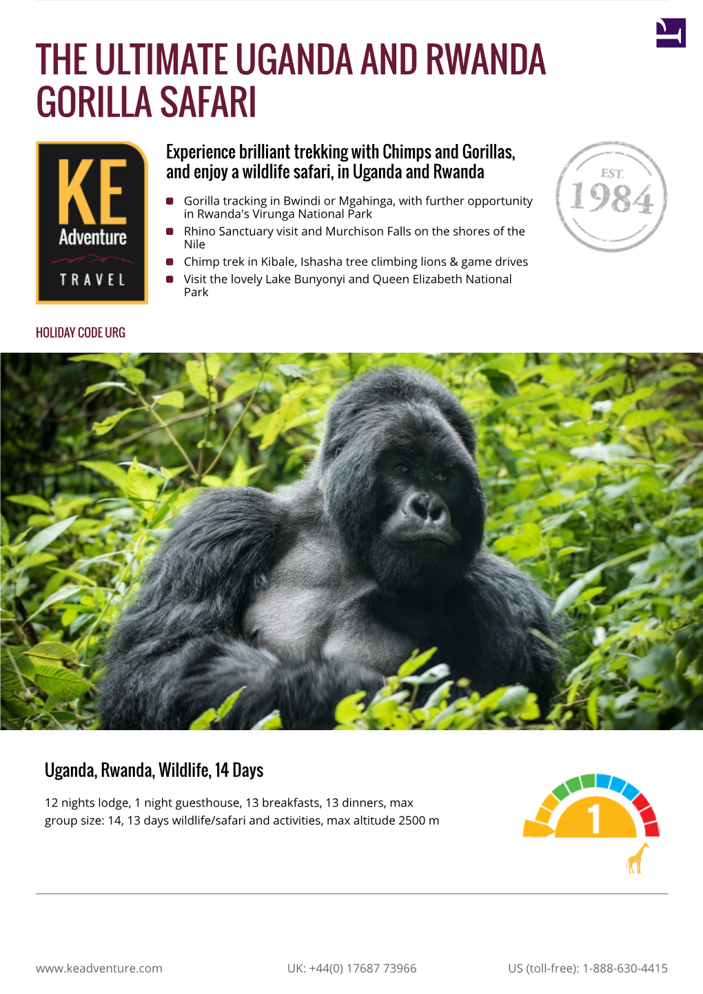 The Ultimate Uganda and Rwanda Gorilla Safari