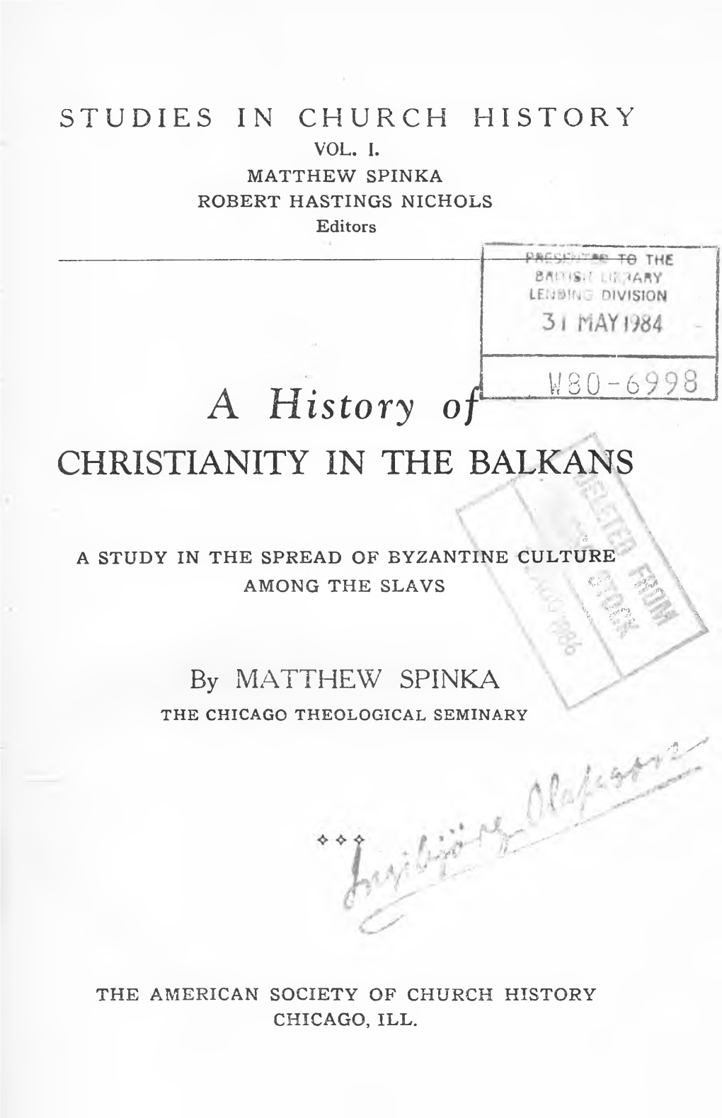 Christianity in the Balkans