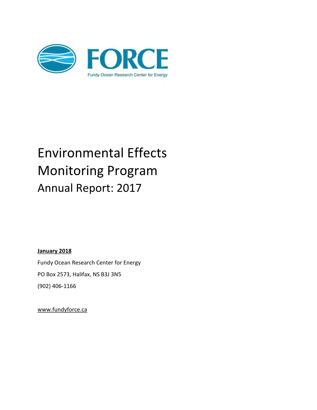 Environmental Effects Monitoring Program Annual Report: 2017