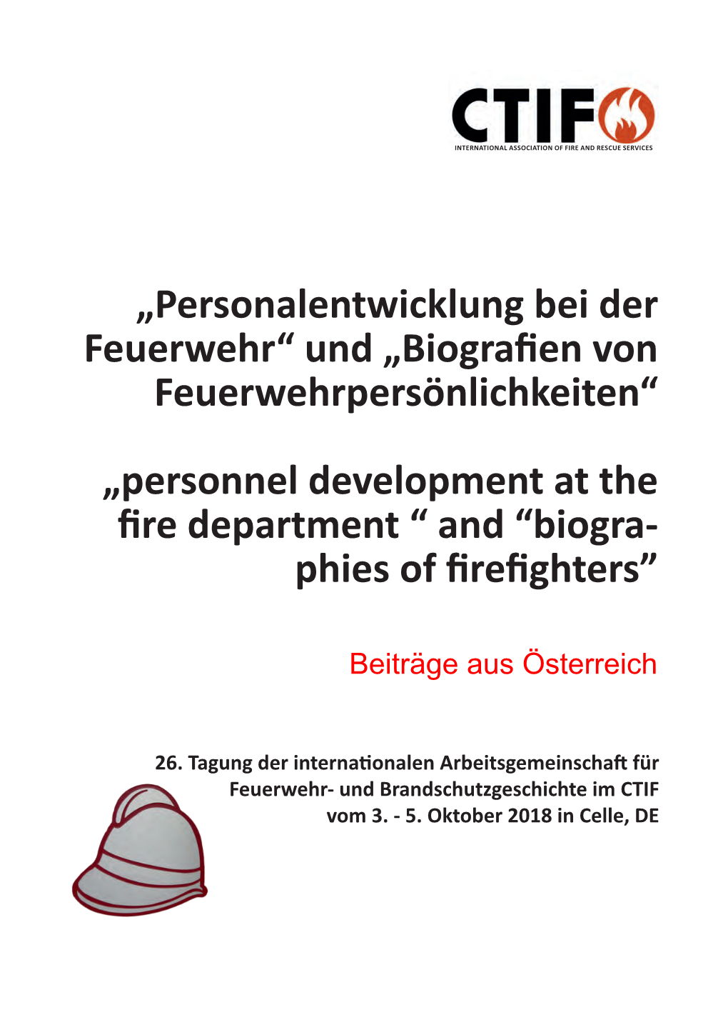 Biographien Österreichischer Feuerwehrpersönlichkeiten