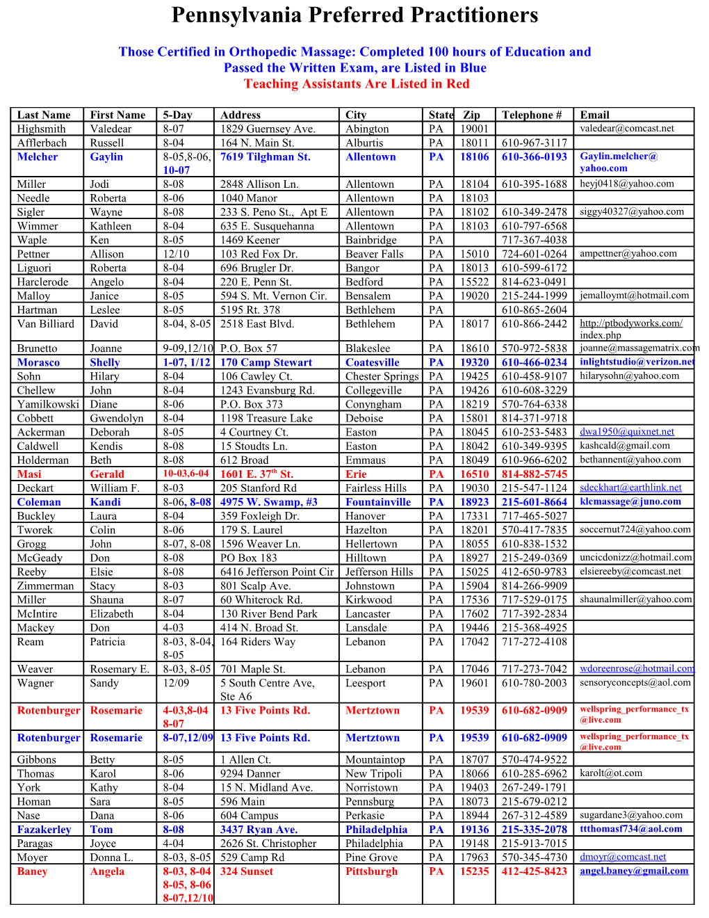 Alabama Preferred Practioners s2