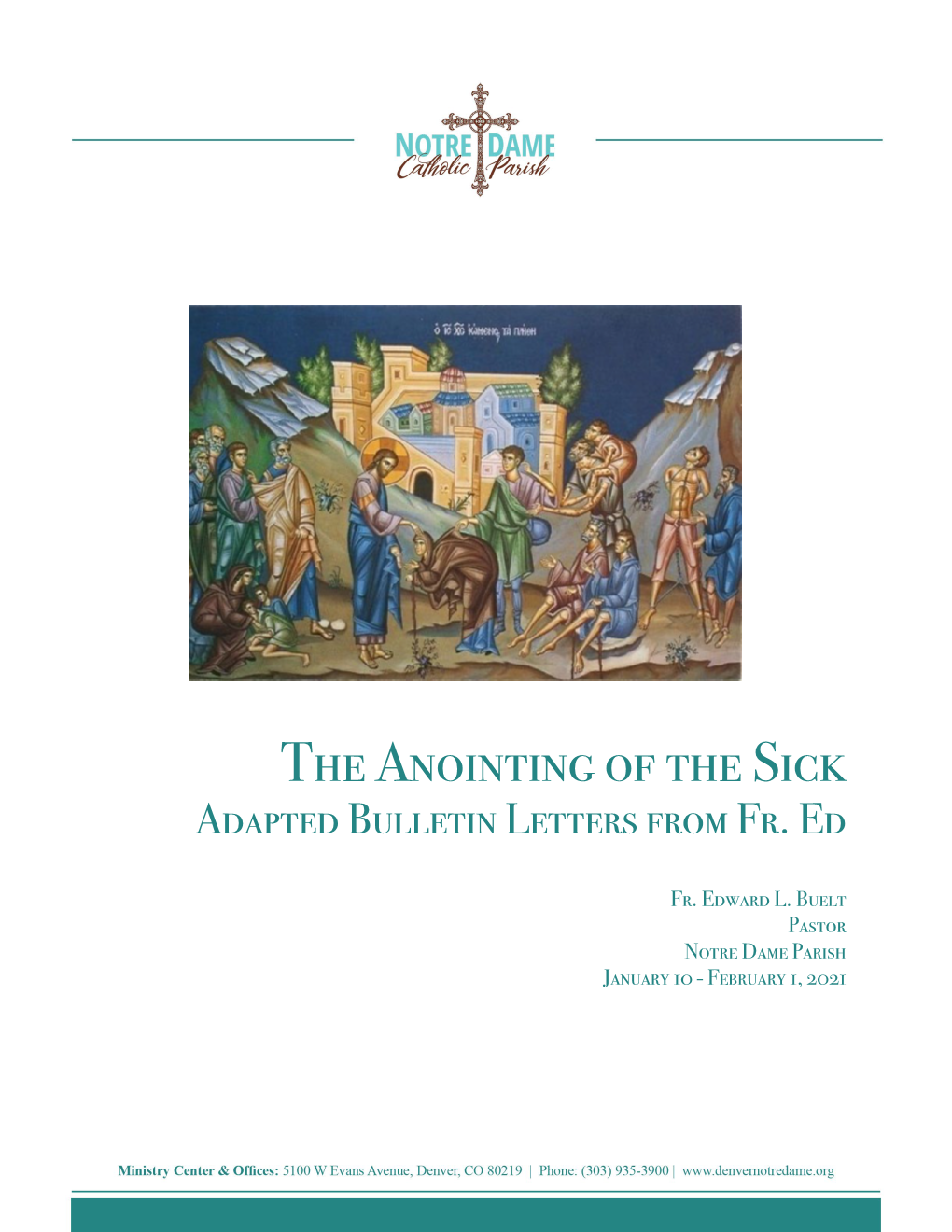 Anointing of the Sick Catechesis