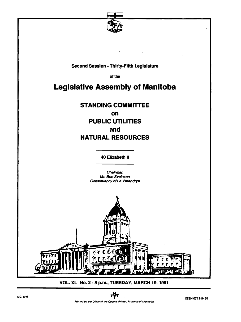 Legislative Assembly of Manitoba