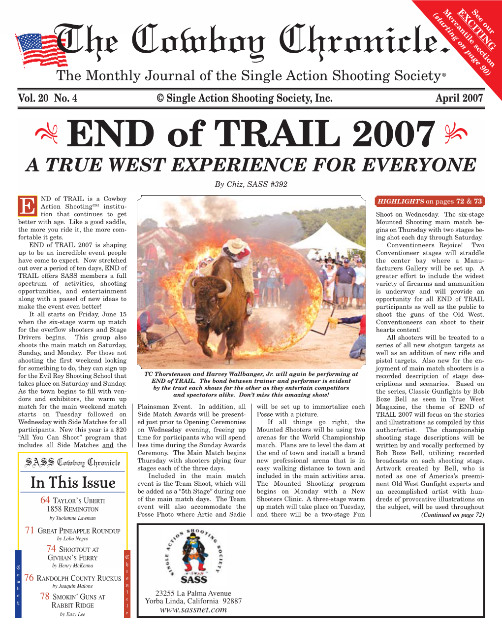 END of TRAIL 2007