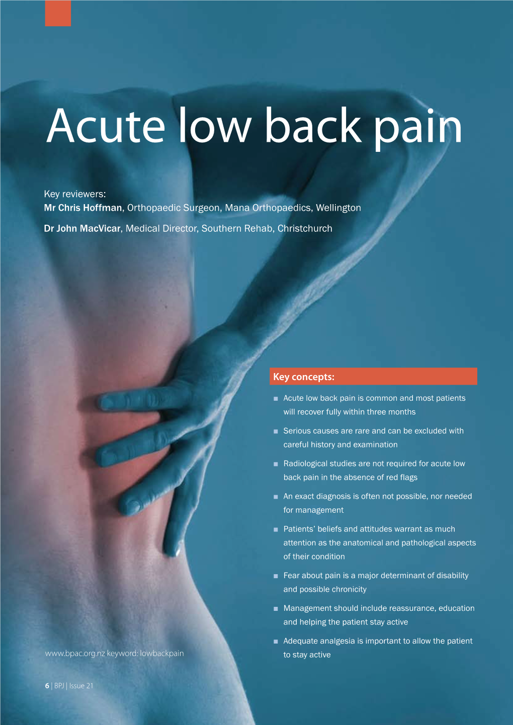 Acute Low Back Pain