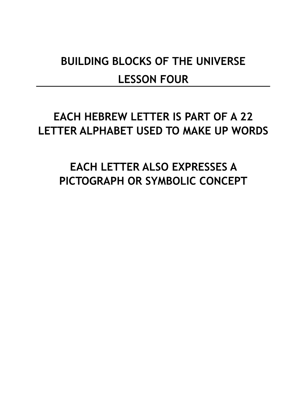 Building Blocks of the Universe 4