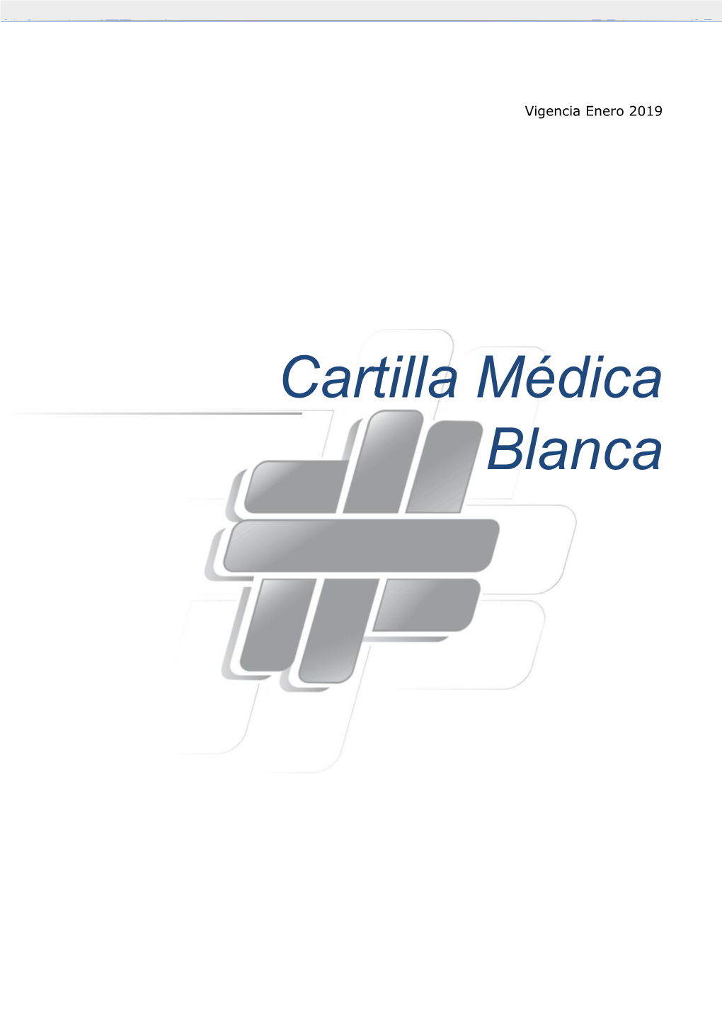 Cartilla Médica Blanca