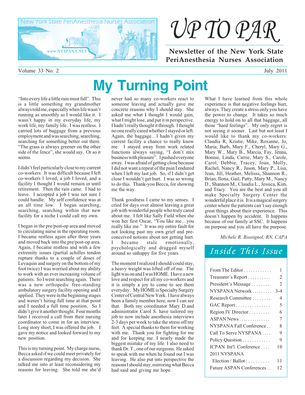 Download July 2011 Newsletter Here