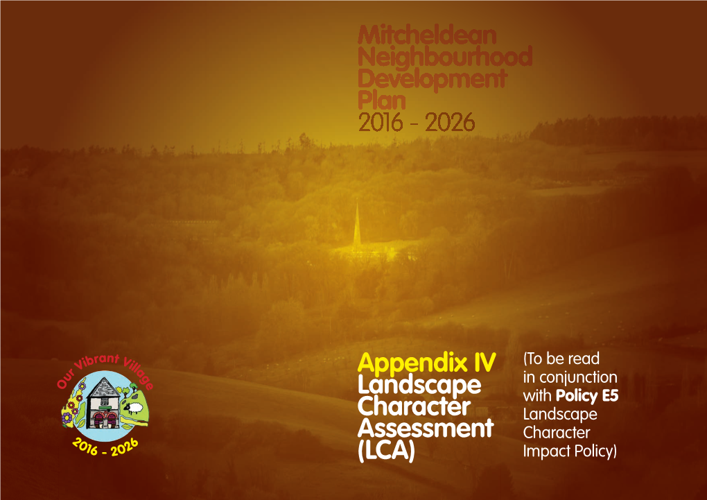 Appendix IV Landscape Assessment