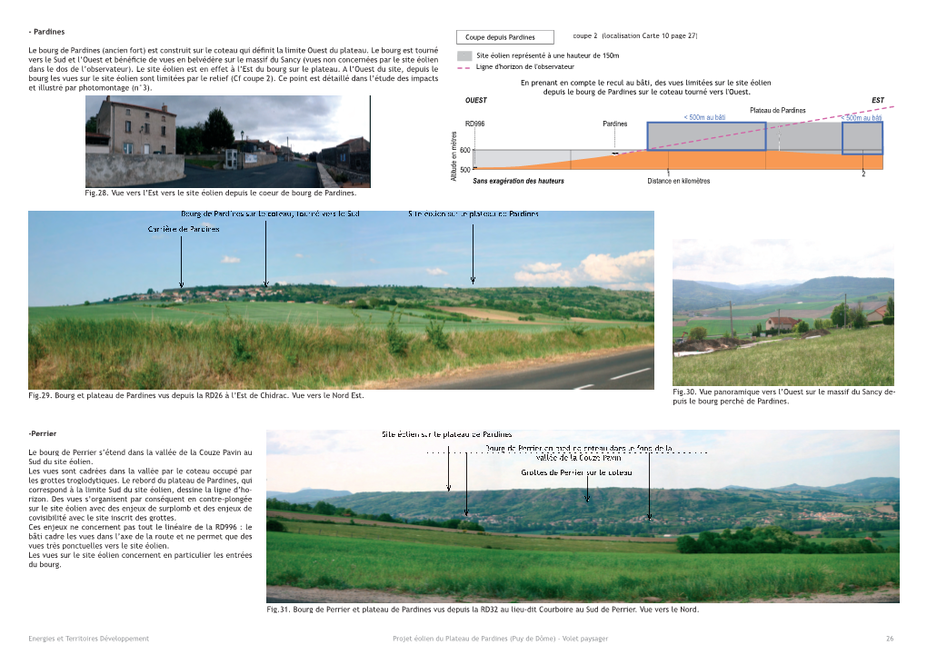 Fig.30. Vue Panoramique Vers L'ouest Sur Le