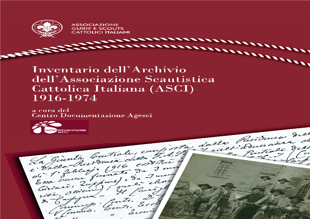 Inventario Archivio Asci