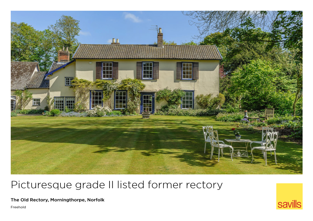 Picturesque Grade II Listed Former Rectory