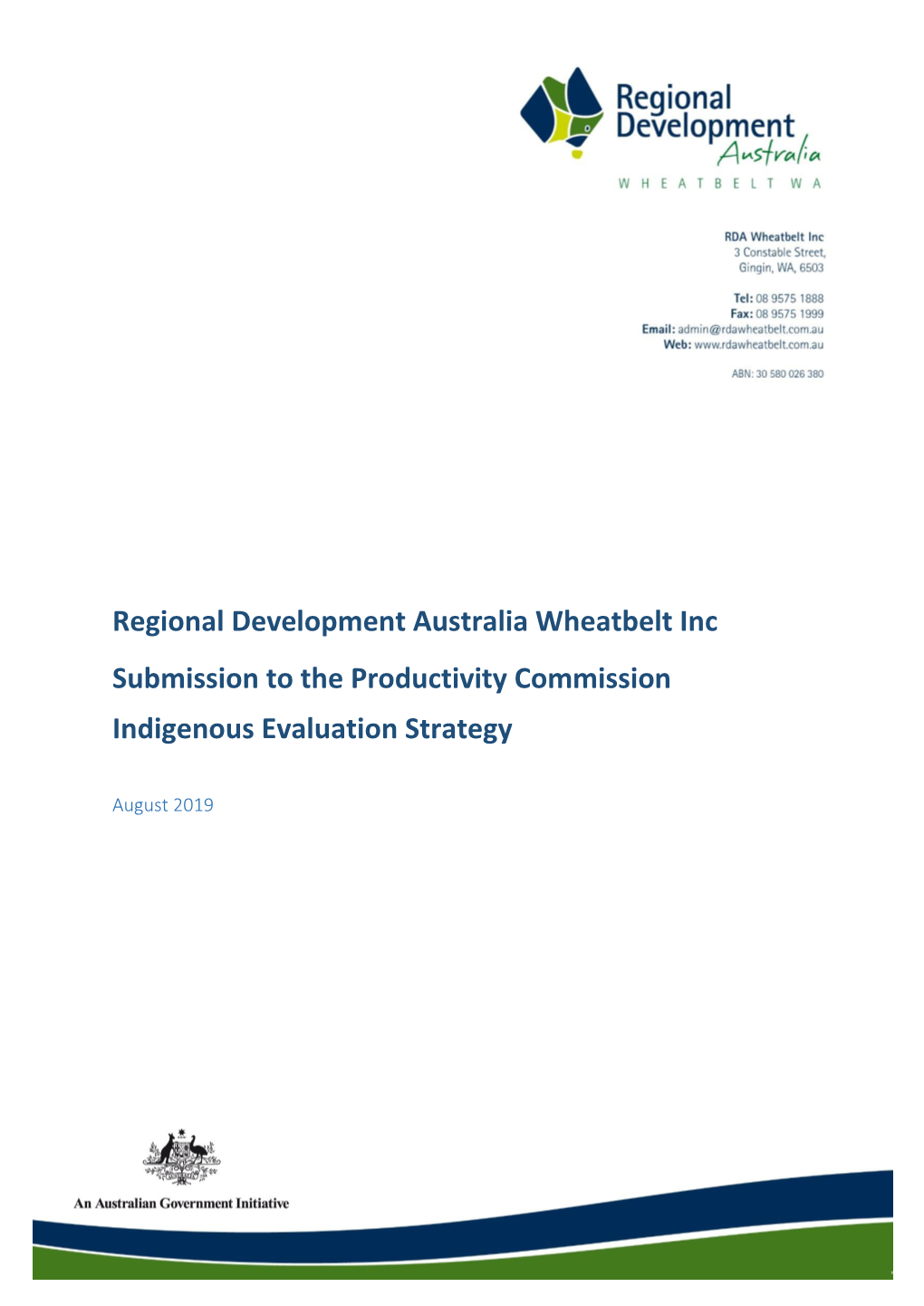 Regional Development Australia Wheatbelt WA