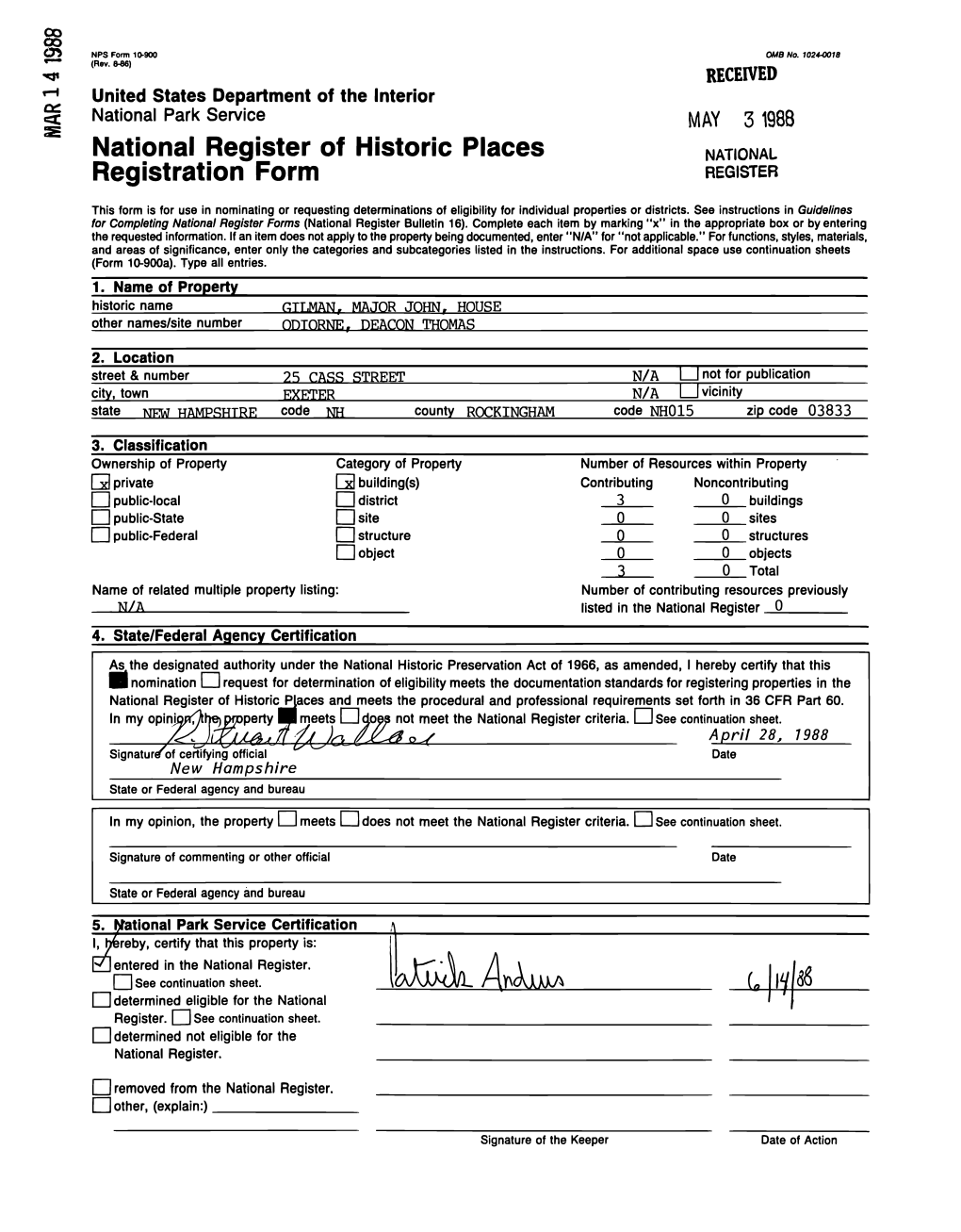 National Register of Historic Places Registration Form