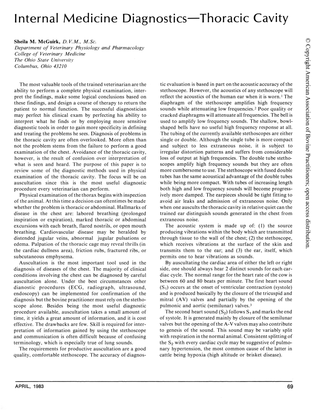 Internal Medicine Diagnostics-Thoracic Cavity