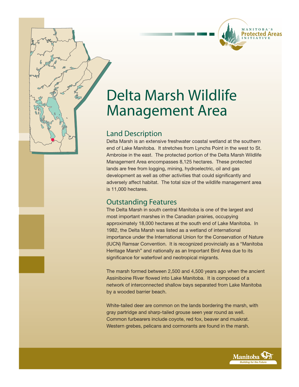Delta Marsh Wildlife Management Area