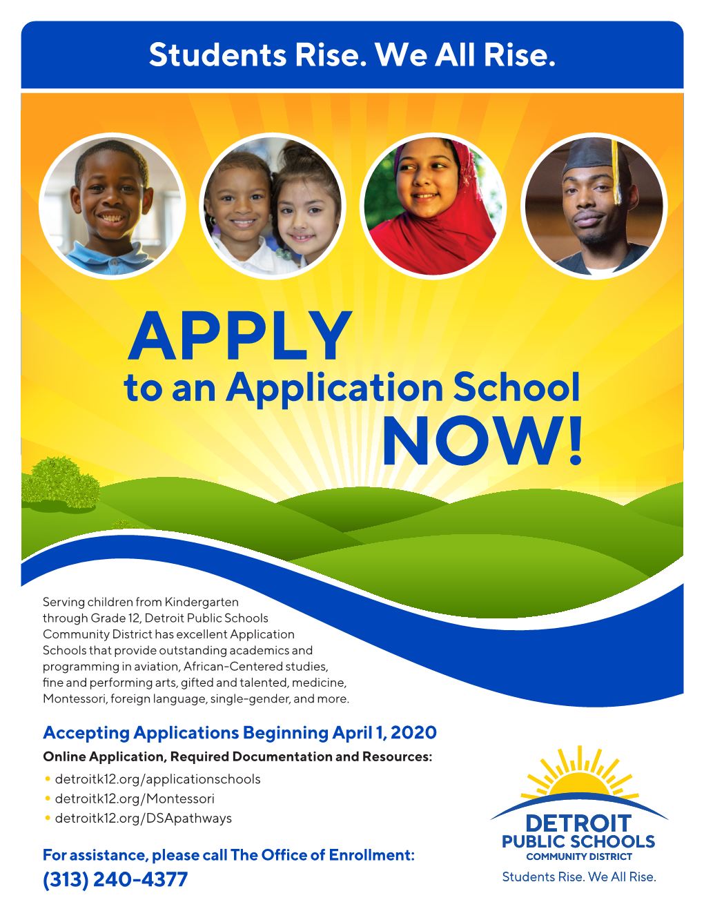 DPSCD Applications Schools Flyer SY20-21