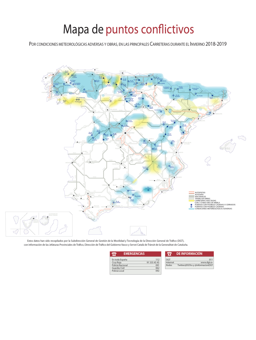 Puntos Conflictivos INVIERNO 2018-2019