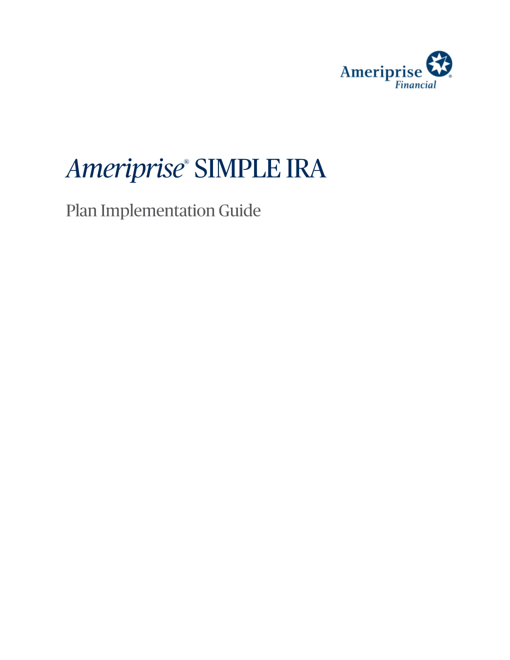 SIMPLE IRA Implementation Guide (24004)