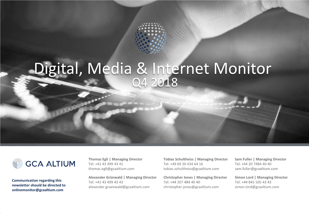 Digital, Media & Internet Monitor