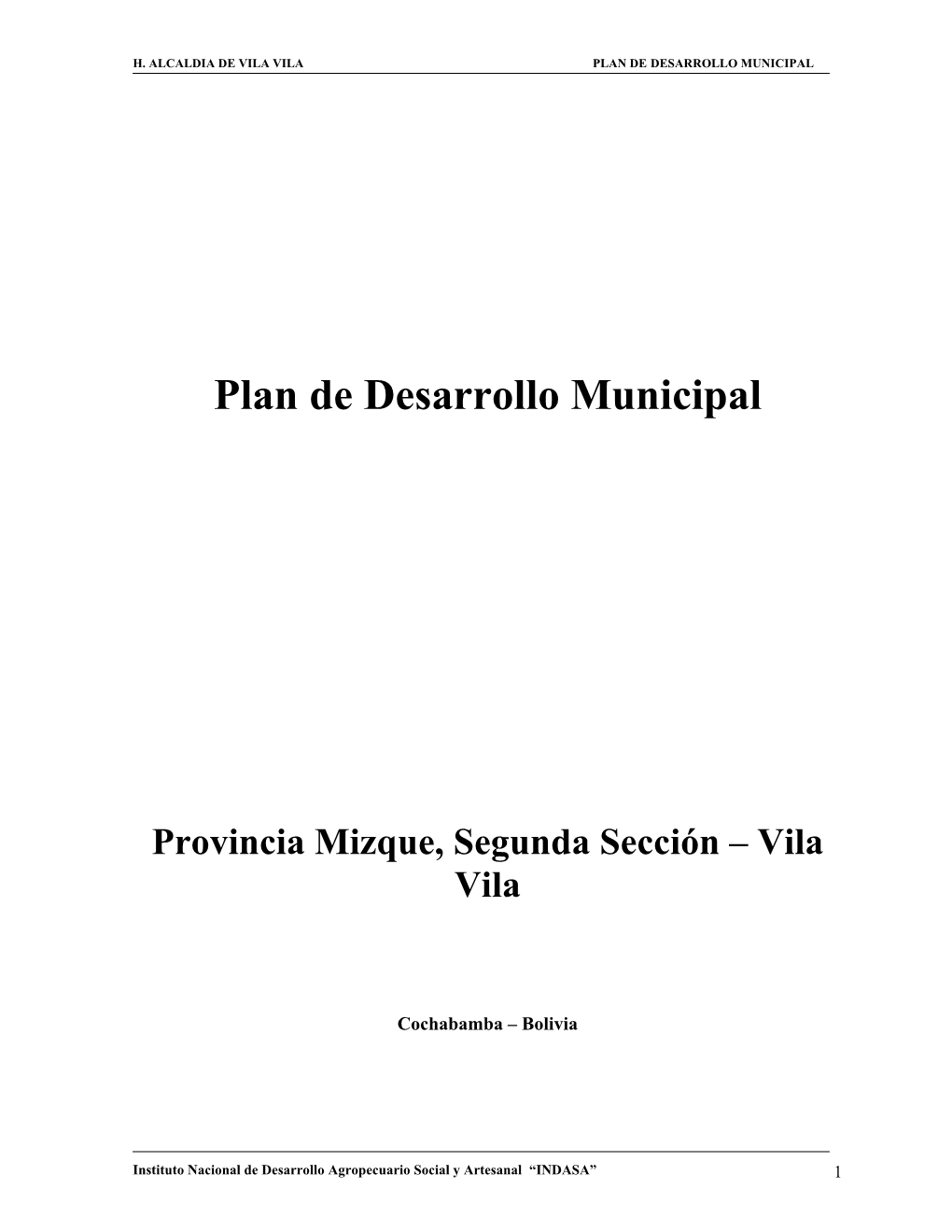 Plan De Desarrollo Municipal Plan De Desarrollo Muncipal