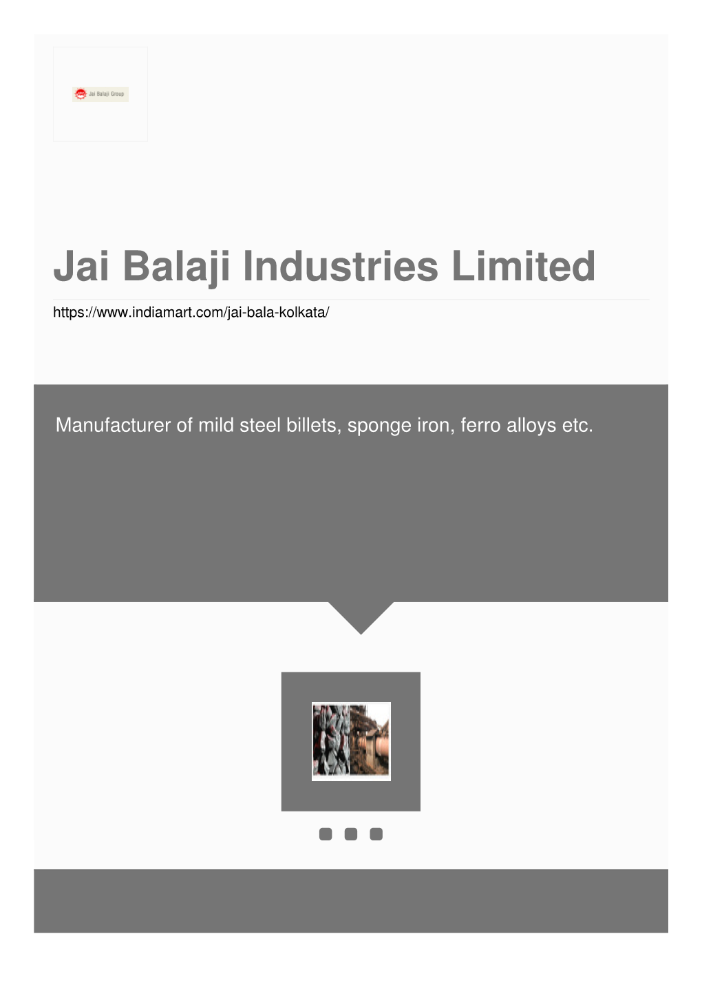 Jai Balaji Industries Limited