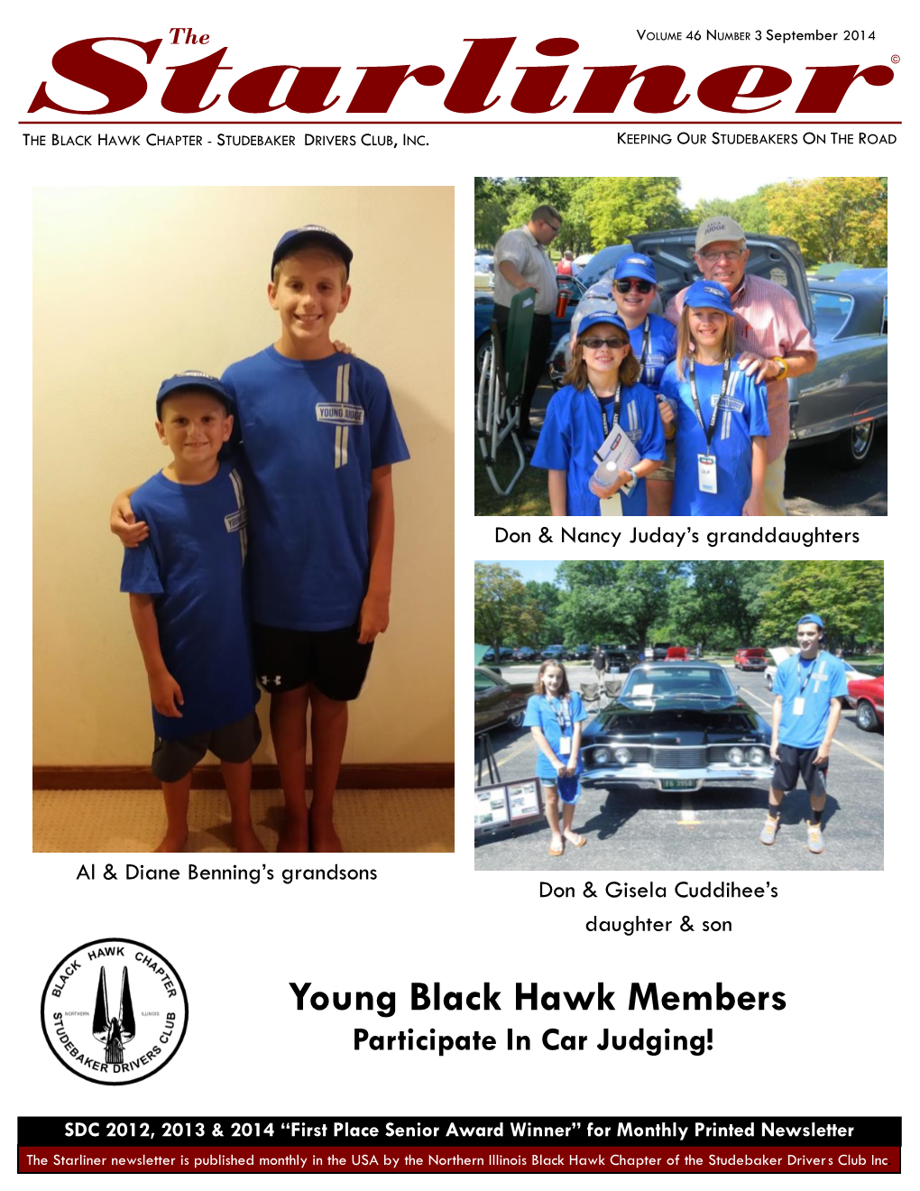 Young Black Hawk Members Participate in Car Judging!