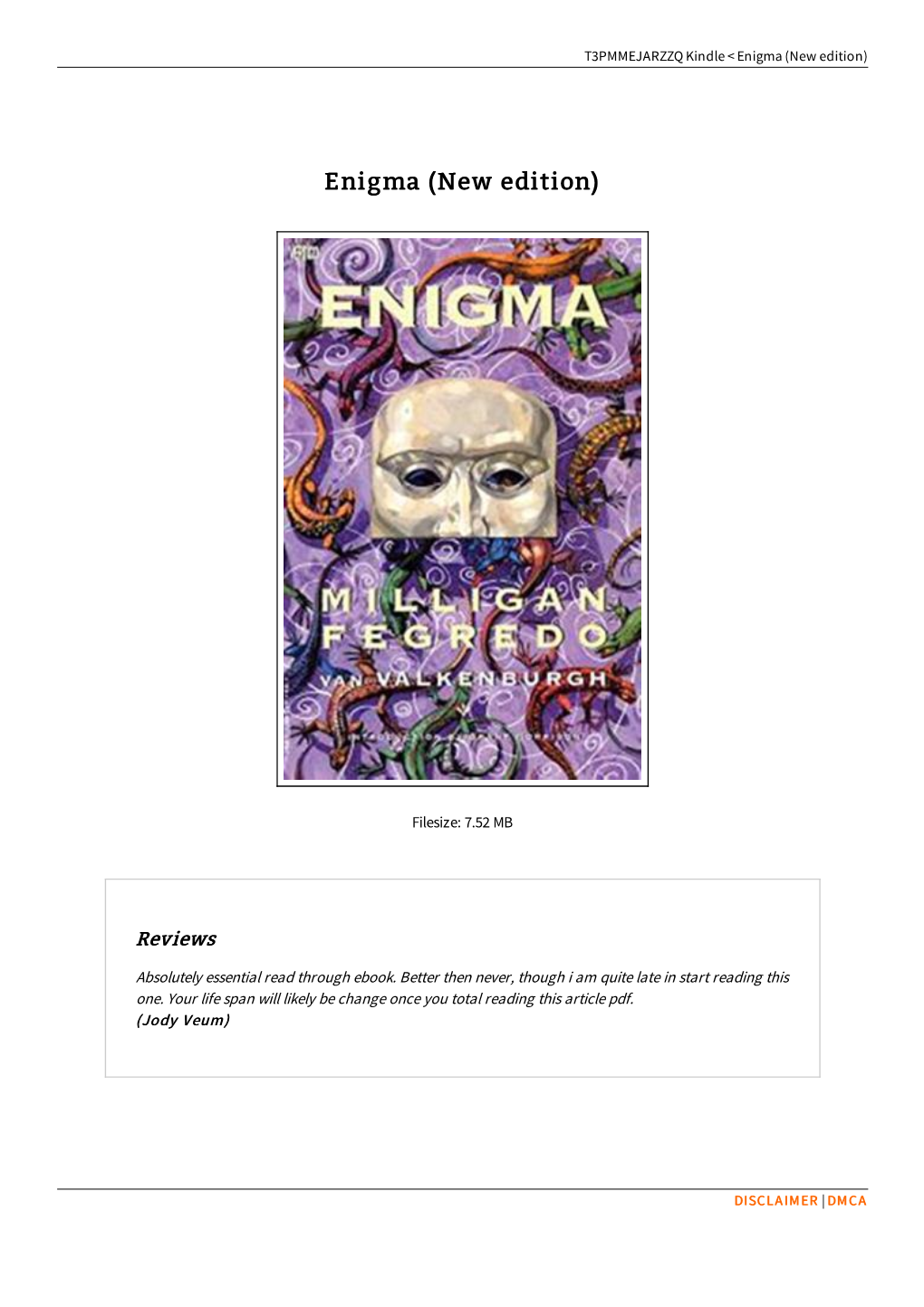 Read PDF Enigma (New Edition) ~ R9HTM5CV6NBC