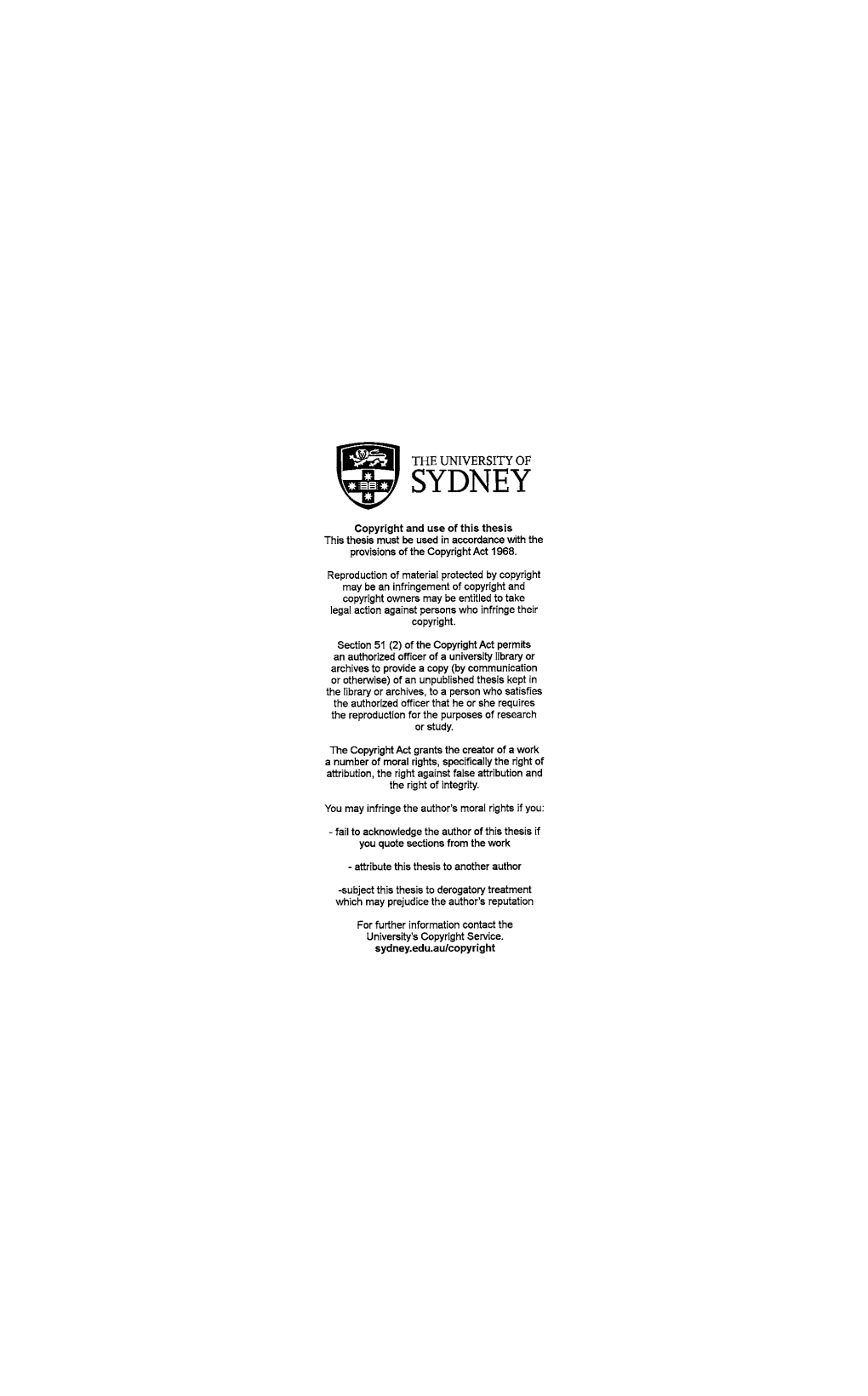 The University of Sydney