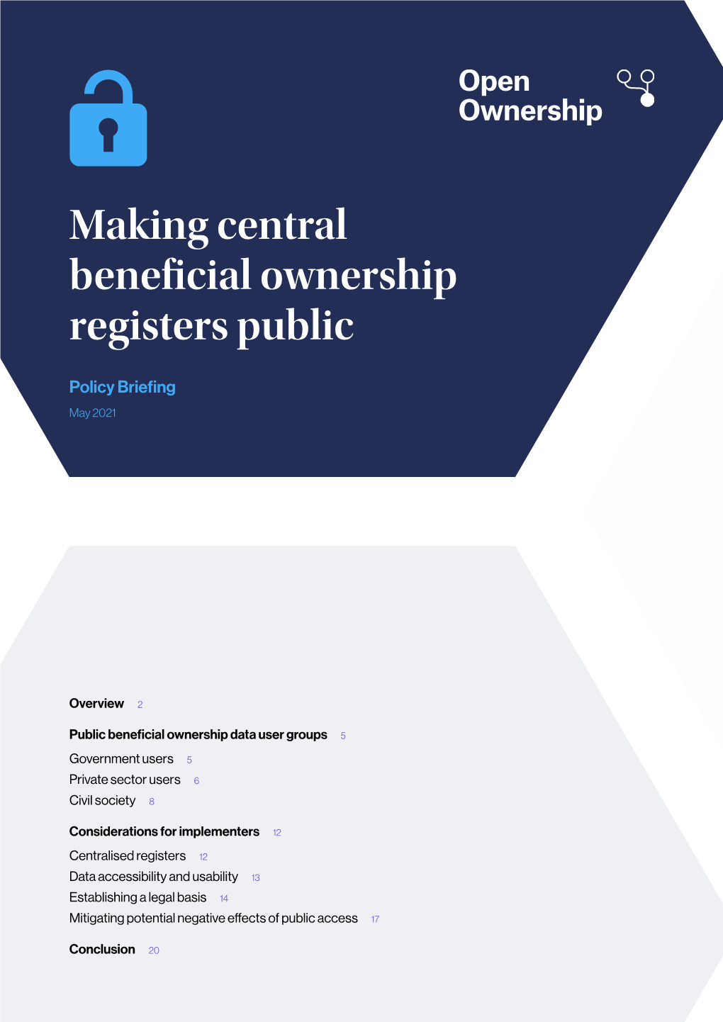 Making Central Beneficial Ownership Registers Public