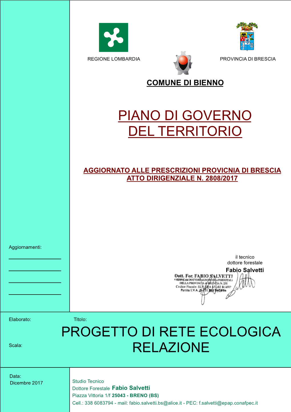 Piano Di Governo Del Territorio