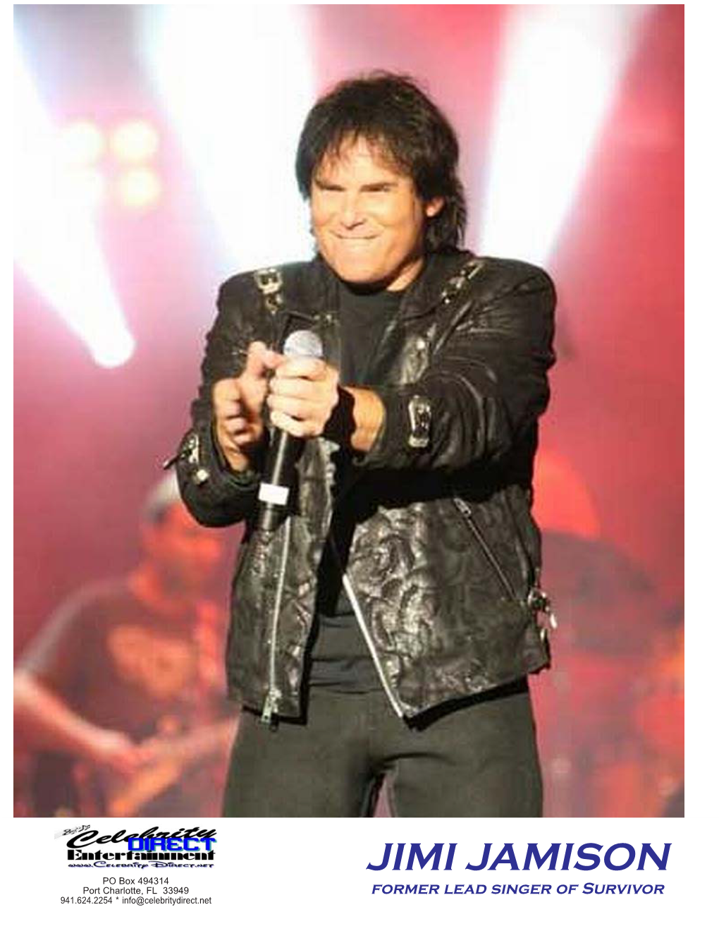 JIMI JAMISON CELEBRITY DIRECT ENTERTAINMENT Cord G