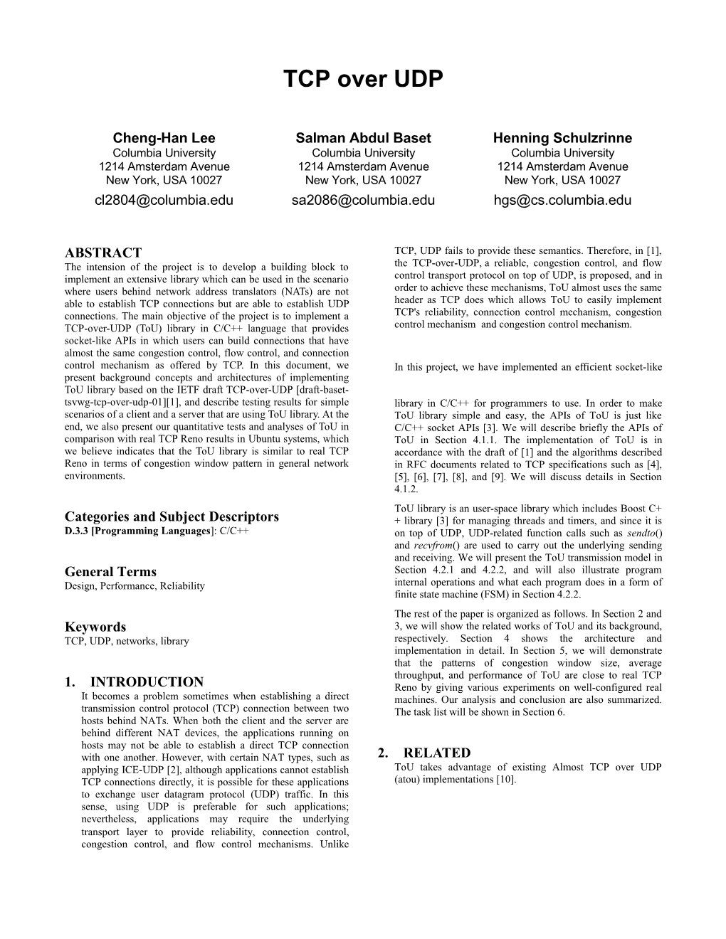 Proceedings Template - WORD s11