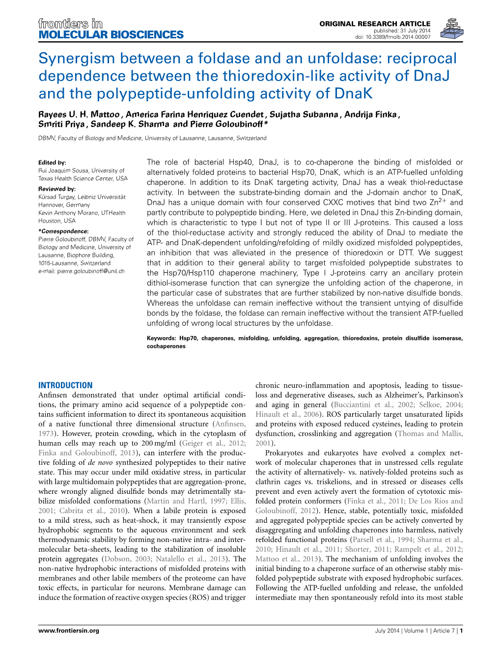 Reciprocal Dependence Between the Thioredoxin-Like Activity of Dnaj and the Polypeptide-Unfolding Activity of Dnak