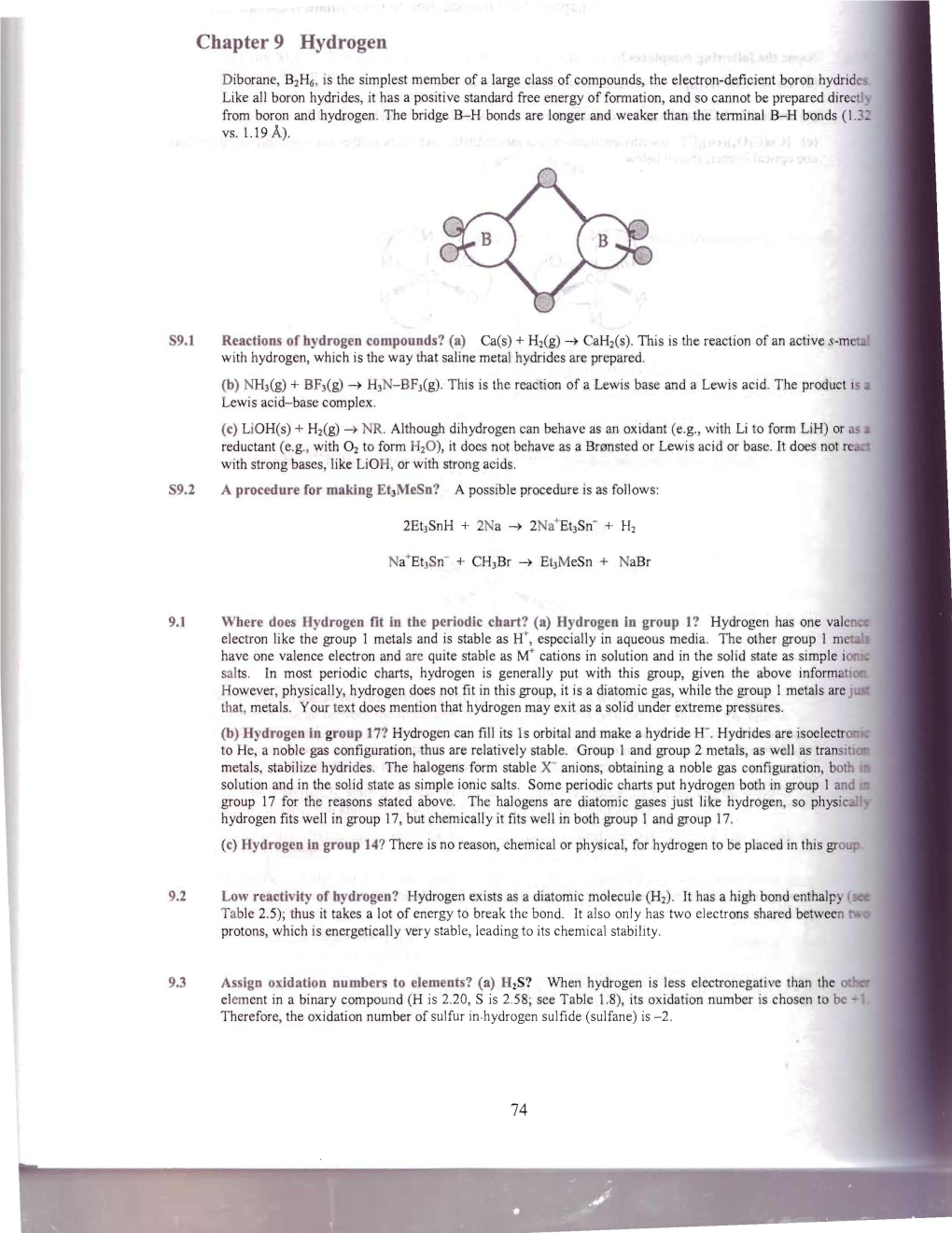 Chapter 9 Hydrogen