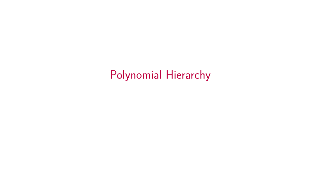 5. Polynomial Hierarchy.Pdf