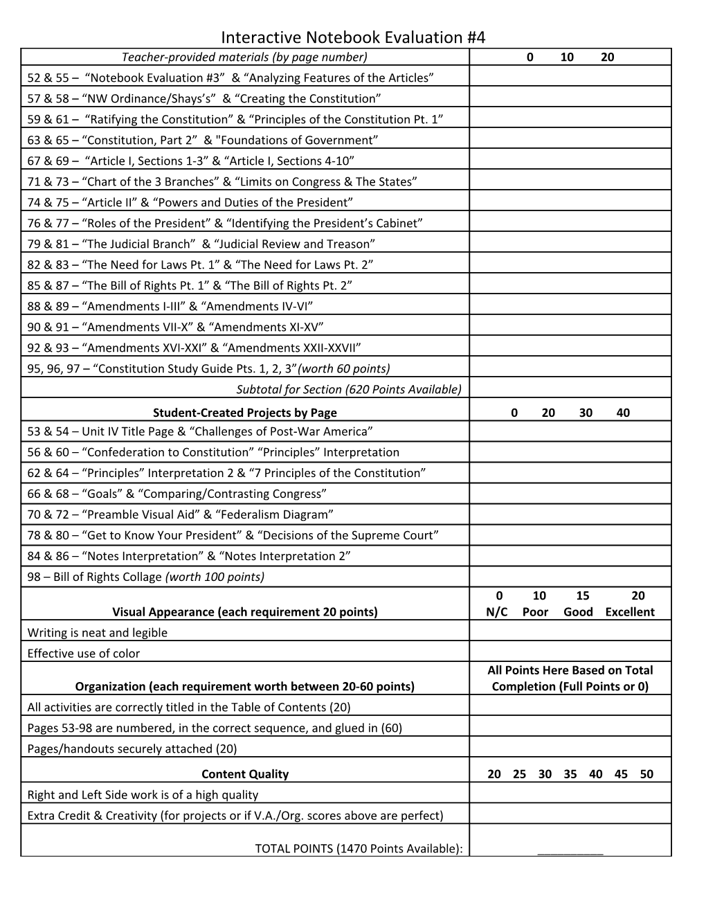 Interactive Notebook Evaluation #4