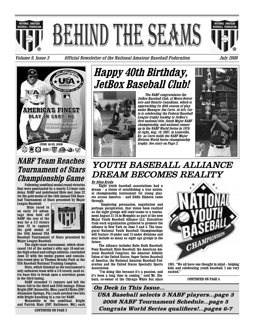Happy 40Th Birthday, Jetbox Baseball Club!