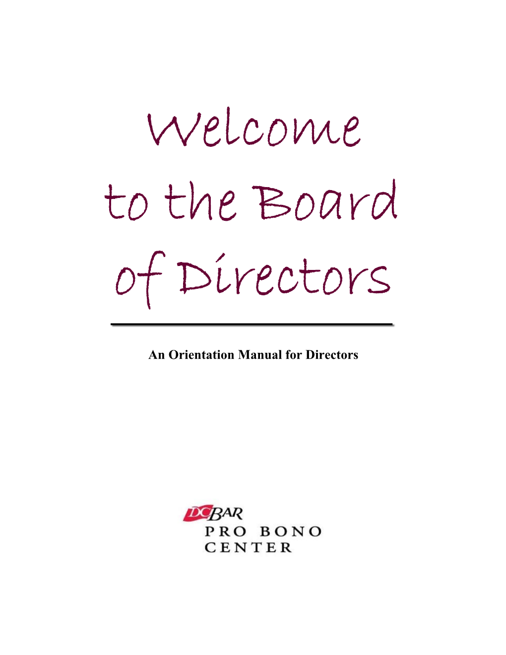 The Board of Directors