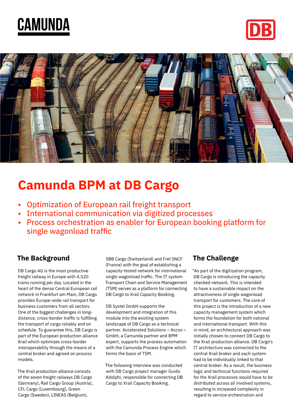 Camunda BPM at DB Cargo
