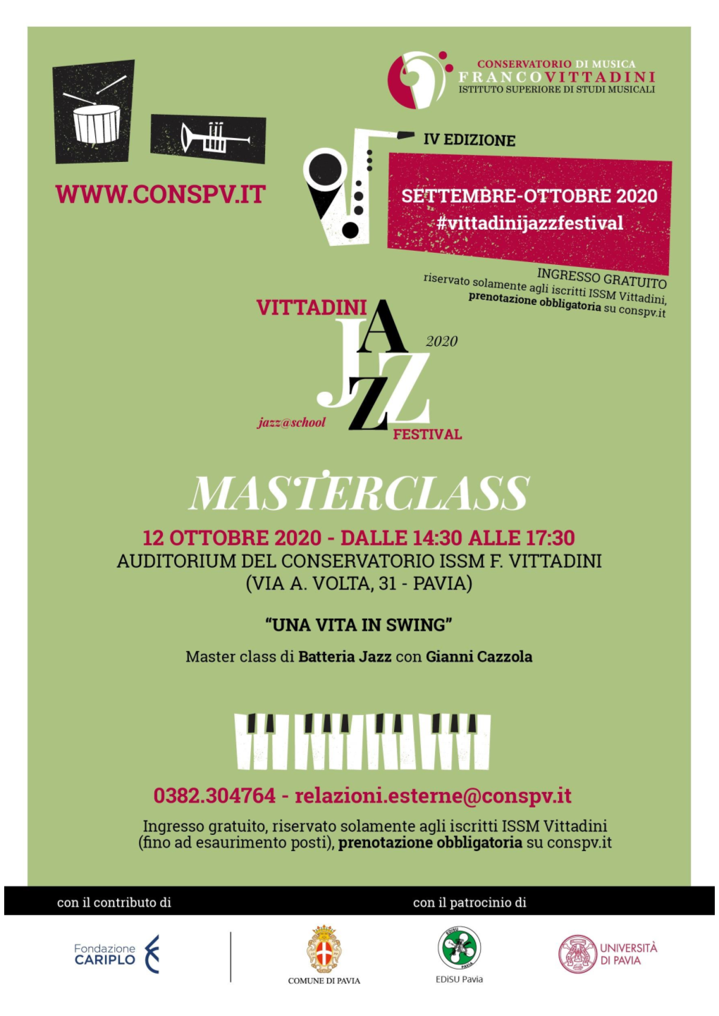 Masterclass CAZZOLA Del 12 10 2020