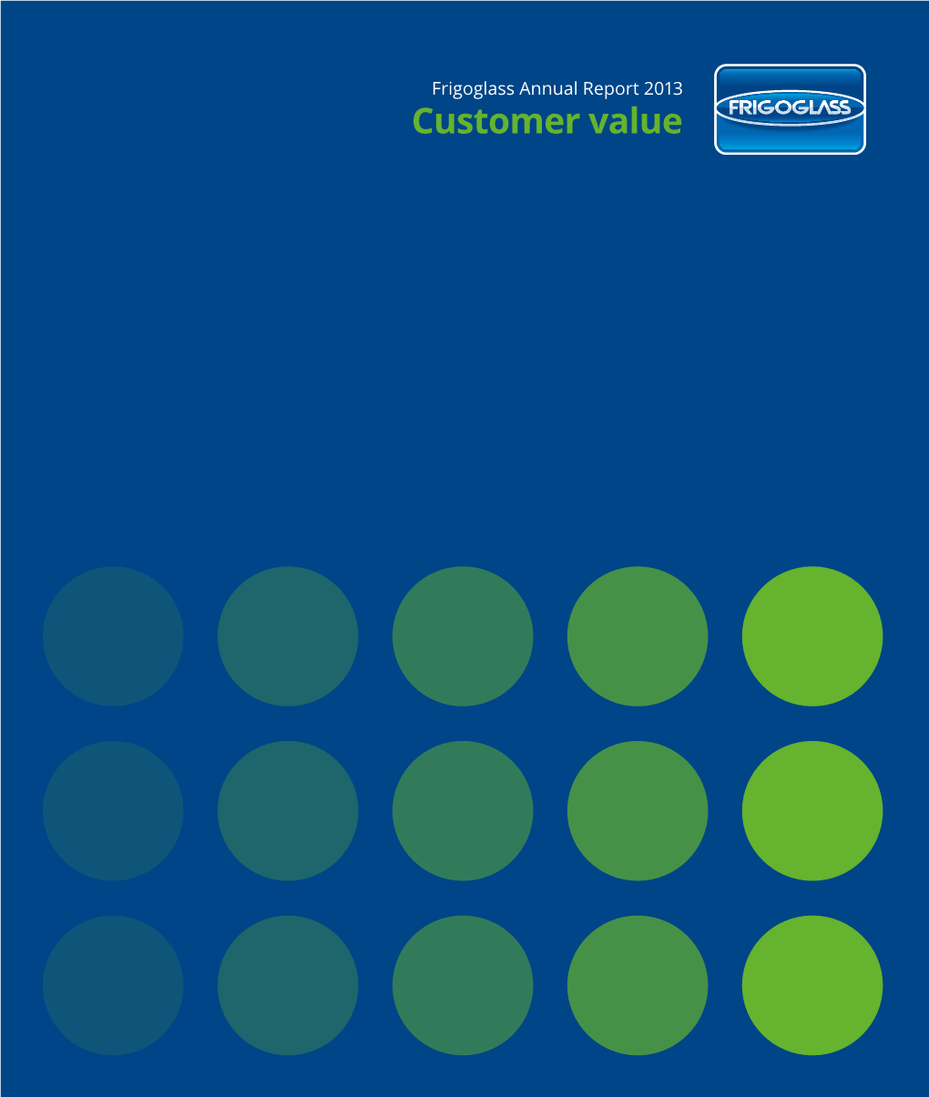 Frigoglass Annual Report 2013 Customer Value