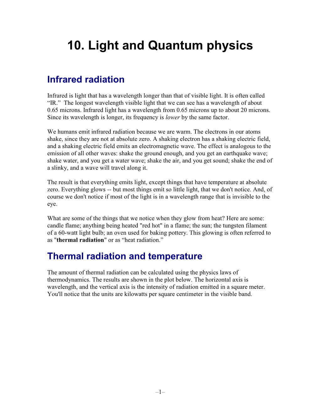 10. Light and Quantum Physics