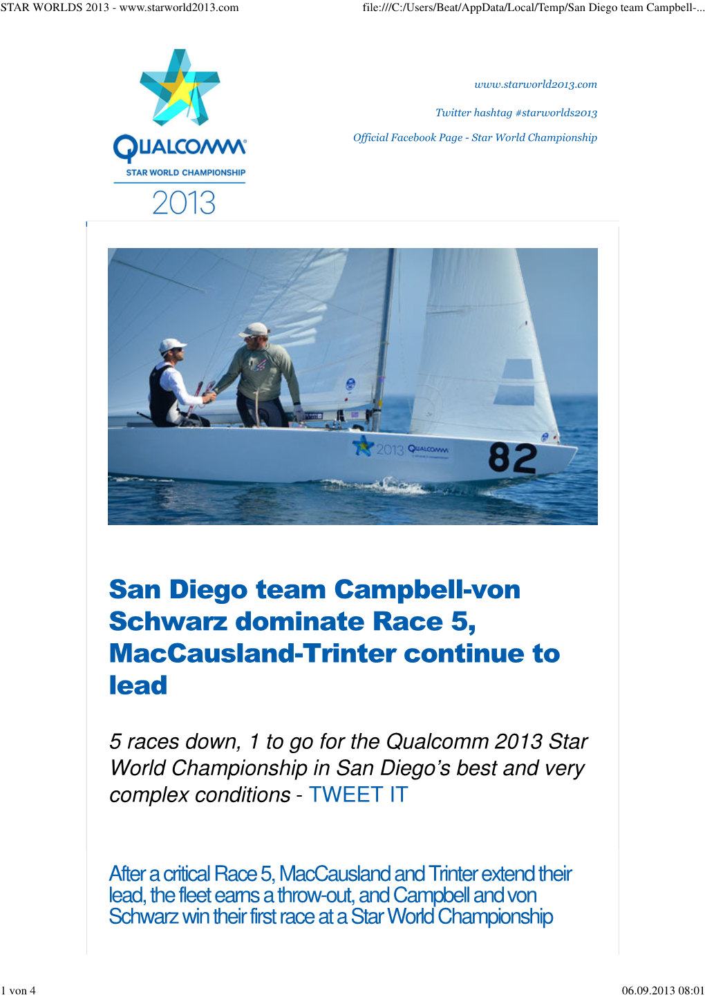 STAR WORLDS 2013 - File:///C:/Users/Beat/Appdata/Local/Temp/San Diego Team Campbell